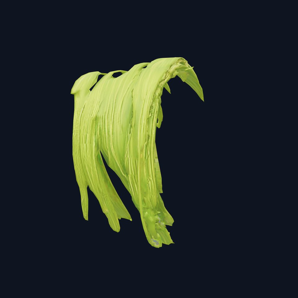 Curved Grass Blades model pack